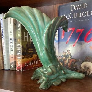 Vintage Stangl 3563 Terra Rose Lily Vase in Green